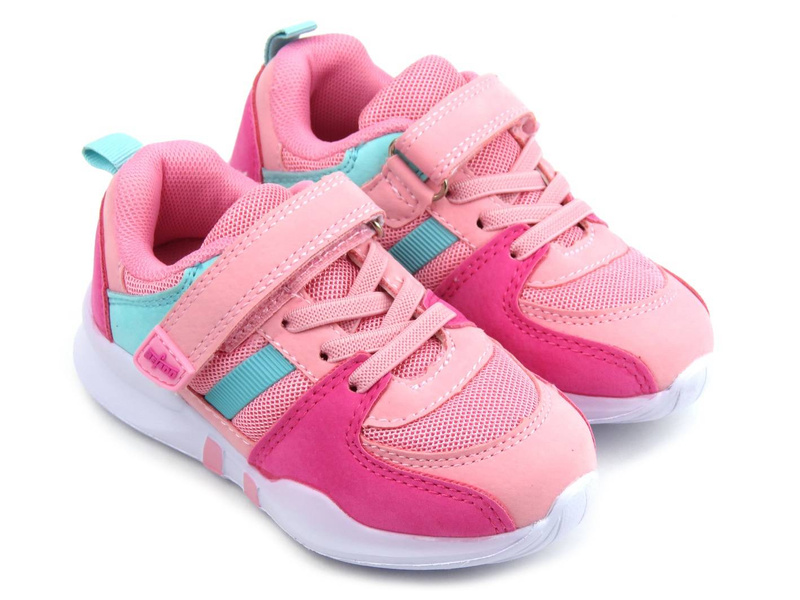 Dětská sportovní obuv s elastickými tkaničkami - BEFADO 516Y130, růžová