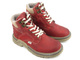 Pánské kožené boty zateplené vlnou - HELIOS Komfort 816, červené