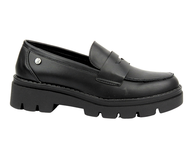 Dámské mokasíny - Inblu IC-27 Black - nazouvací