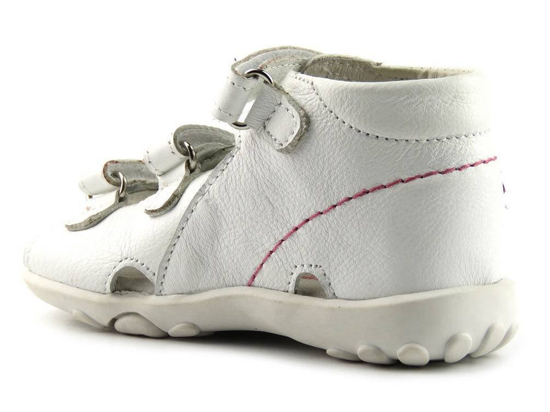 Dětské dívčí sandály American Club TY1612-9346, bílé