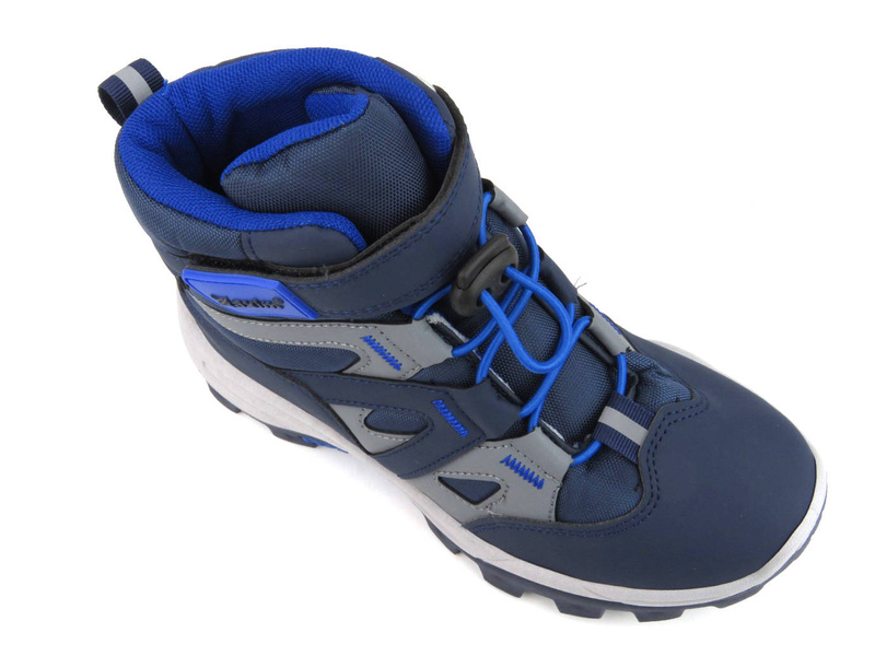 Kotníkové boty, zimní sportovní boty pro kluky - AXIM 23017, tmavě modrá