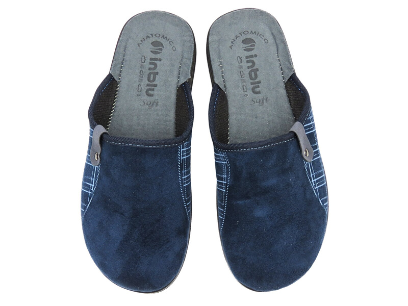 Pohodlné pánské pantofle INBLU DG-17, tmavě modré