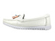 Dámské kožené mokasíny - Evento 23PB08-5372, bílé