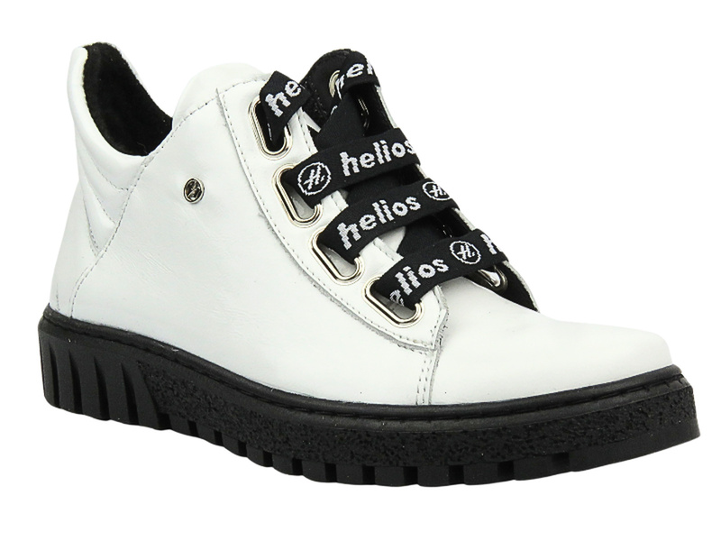 Dámské kotníkové boty polské značky HELIOS Komfort 513, bílé