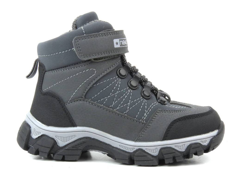 Dětské trekové boty, zimní boty Novinky 22DZ23-5245, šedá