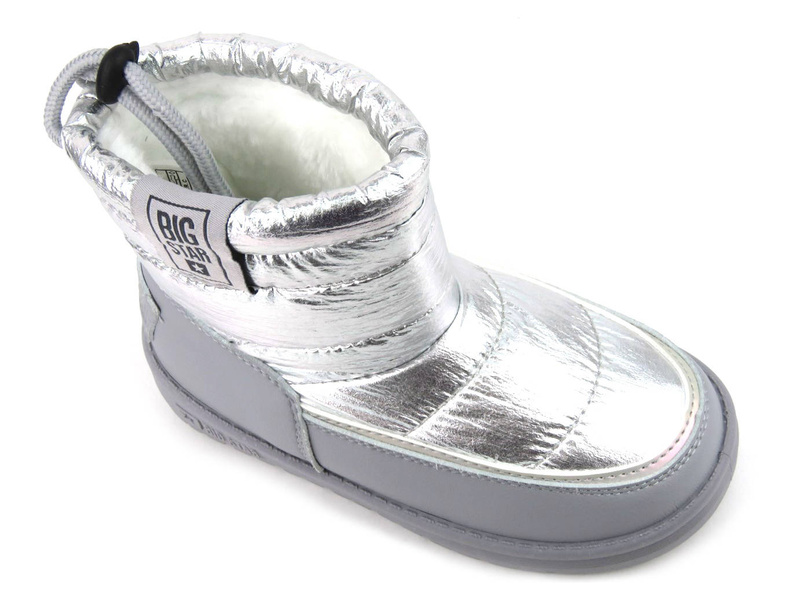 Dětské sněhule s manžetou - BIG STAR KK374218, šedé