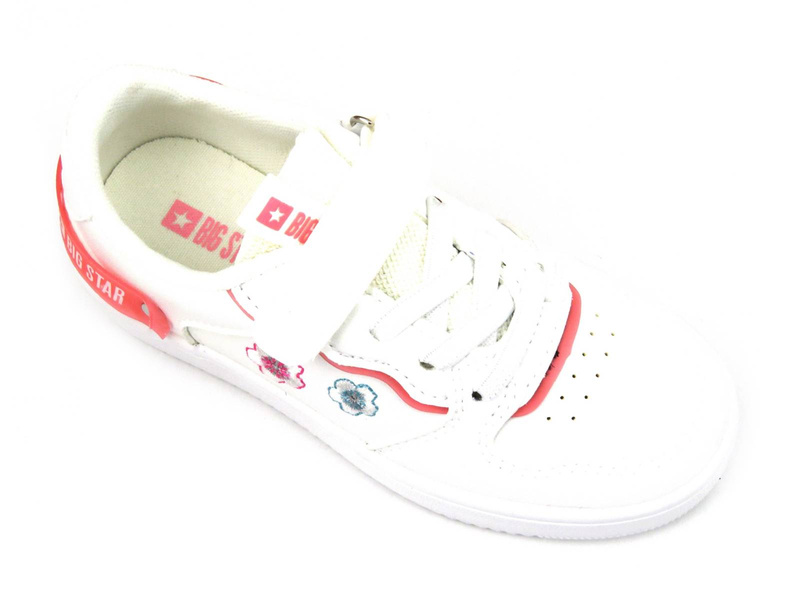 Sportovní boty pro dívky - Big Star JJ374080, bílá