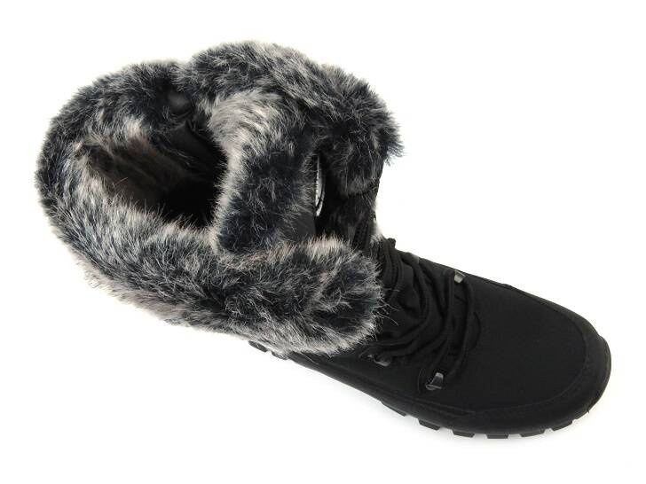 Dámské vysoké sněhule - AMERICAN CLUB SN36/23, černé