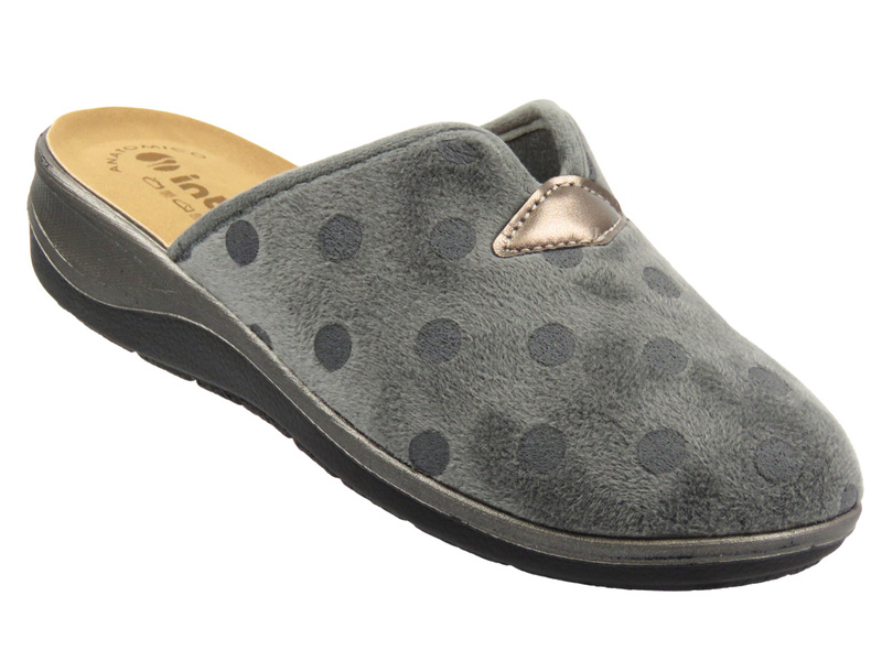 Dámské domácí pantofle Inblu OD‑14, antracitové