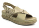 Wygodne sandały damskie polskiej produkcji - Helios Komfort 246, beżowe
