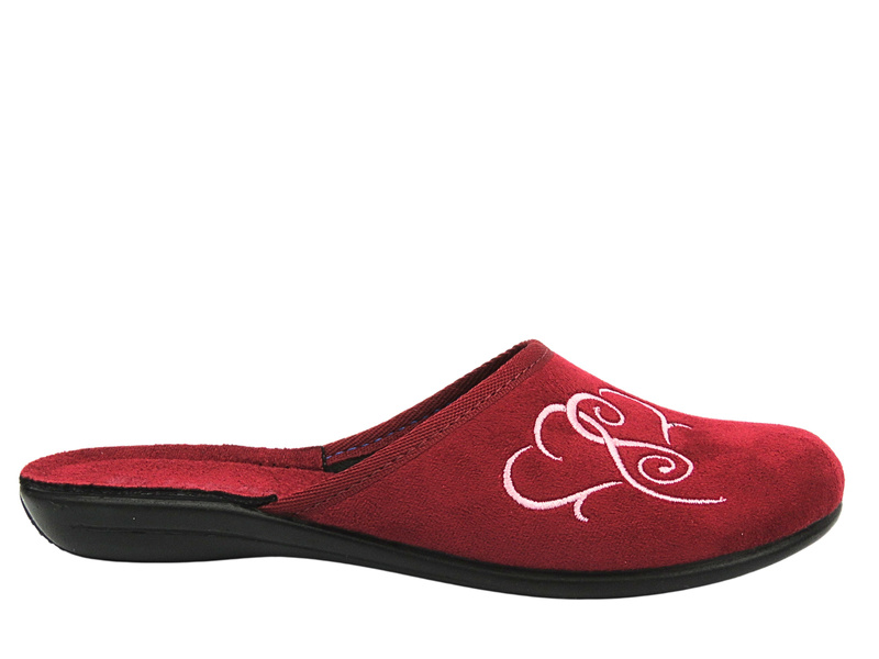 Dámské domácí pantofle Inblu NC-5B Maroon Slip-on