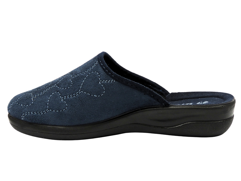 Pohodlné dámské pantofle INBLU CF-2F, tmavě modré