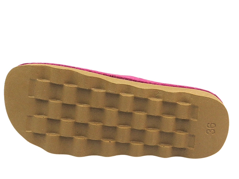 Dámské plstěné pantofle s korkovou podšívkou - Inblu DK-08 Pink Slipped Slippers