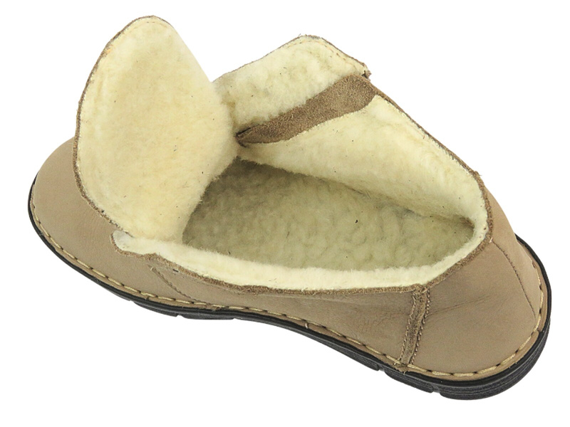 Pohodlné dámské boty z měkké kůže - Best-But 1388, béžová