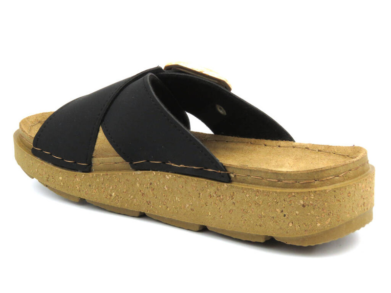 Dámské žabky - INBLU ED-15, černé