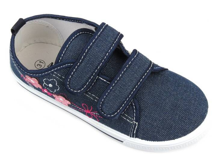 Tenisky, Tenisky na suchý zip - AMERICAN CLUB TEN 118/24, tmavě modrá