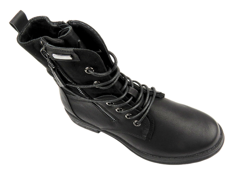 Dámské boty z ekokůže - Evento 20BT35-3068, černá