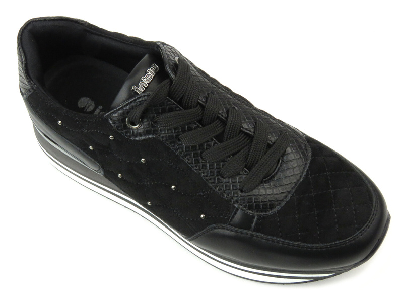 Dámské tenisky na platformě - INBLU IN-1316, černé