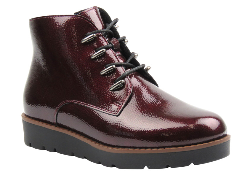 Zateplené dámské kotníkové boty - Potocki 23-12168, béžové