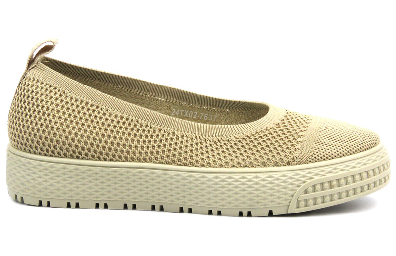 Dámské boty, espadrilky - Novinky 24TX02-7637, béžové