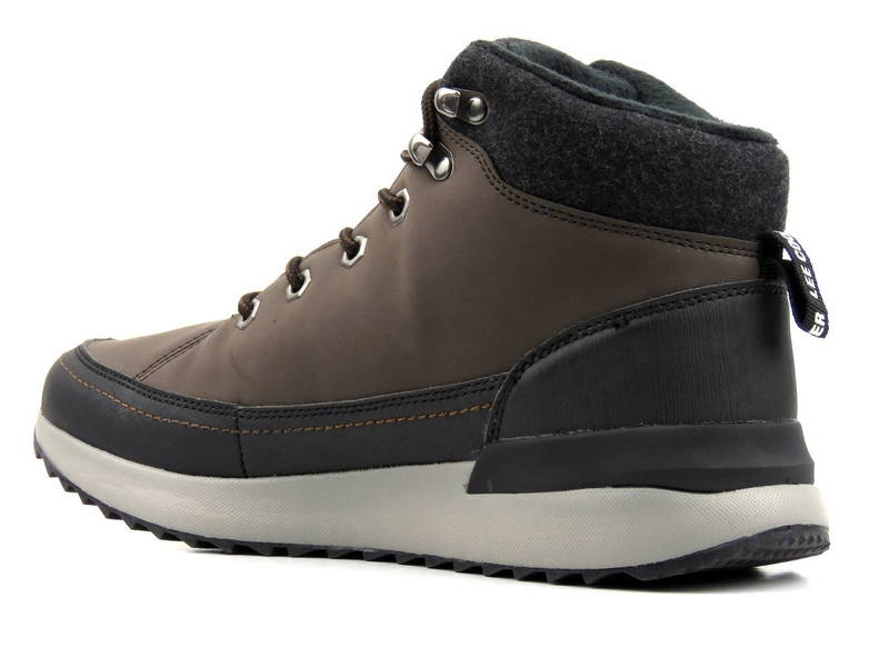 Teplé pánské kotníkové boty se silnou podrážkou - LEE COOPER LCJ-21-01-0532M, hnědé