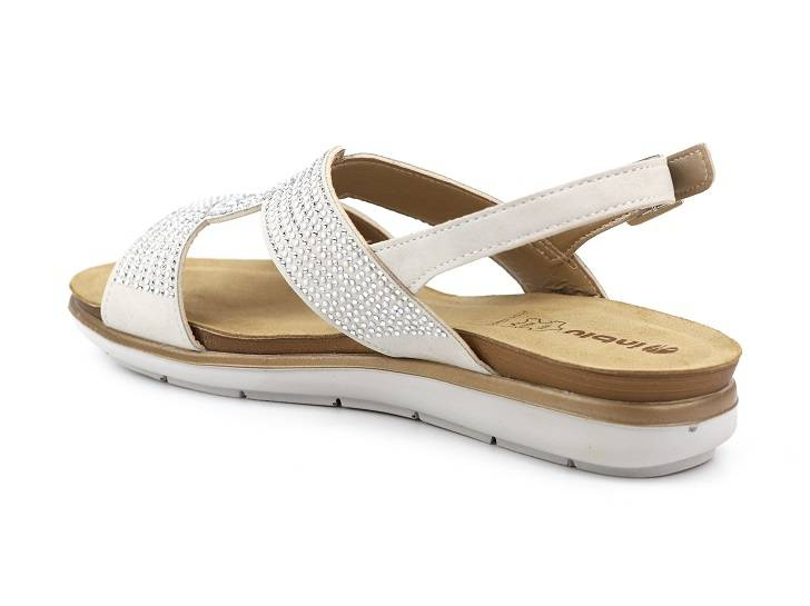 Dámské ploché sandály - INBLU PG-30, béžové