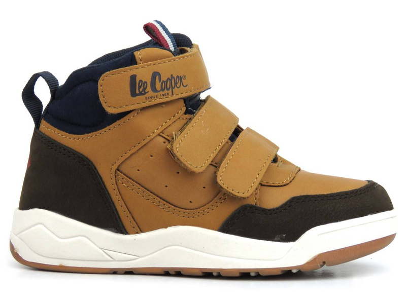 Dětská sportovní obuv na podzim a zimu - LEE COOPER 22-29-1322K, camel