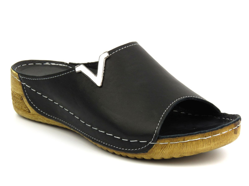 Dámské zdravotní žabky s korkovou stélkou - Inblu VR7B, bílá