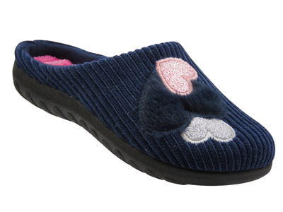 Měkké dámské pantofle – INBLU 155D173, modré