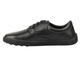 Dámské kožené minimalistické boty Barefoot Nika Comfort 26025 – Černá