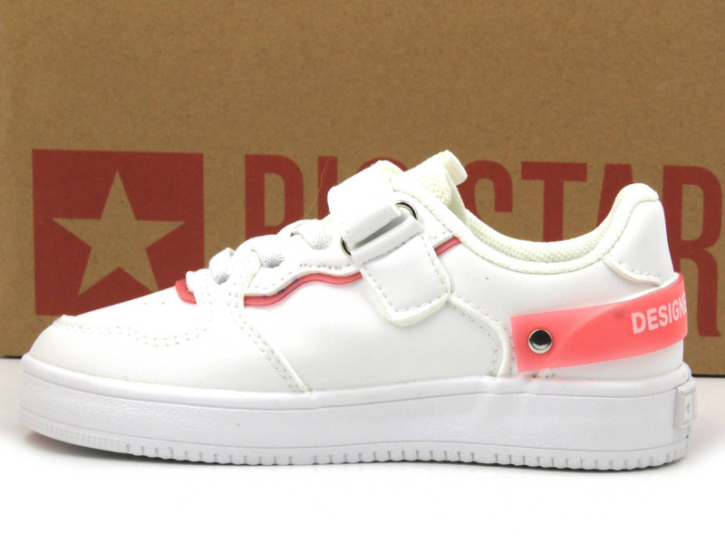 Sportovní boty pro dívky - Big Star JJ374080, bílá