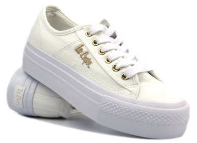 Dámské tenisky na platformě – Lee Cooper LCW-24-31-2725, bílé