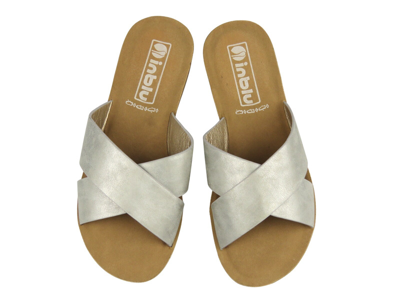 Stylové dámské pantofle Inblu BA-OG1A, šedé