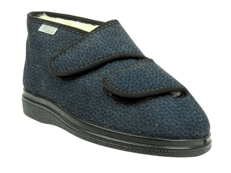 Dámské zimní pantofle s vlnou - Befado Dr. Orto 986D013, tmavě modré