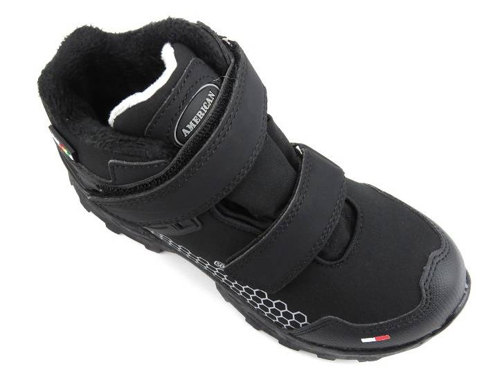 Dětské sněhule a boty s membránou - AMERICAN CLUB HL 26/22, černé