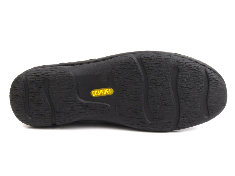 Kožené pánské boty - Waldi 0947, černé