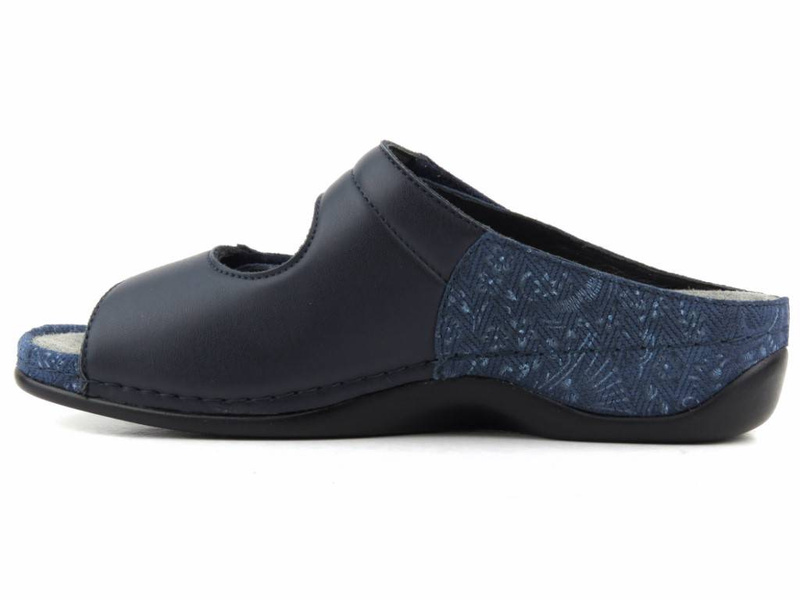 Pohodlné dámské zdravotní žabky - BERKEMANN Janna 01027-324, tmavě modrá
