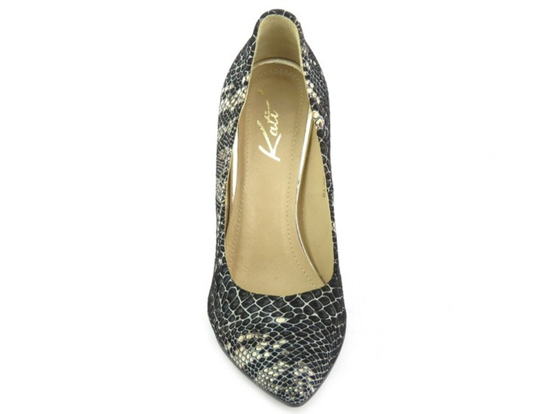 Lodičky z imitace hadí kůže - Kati 1521