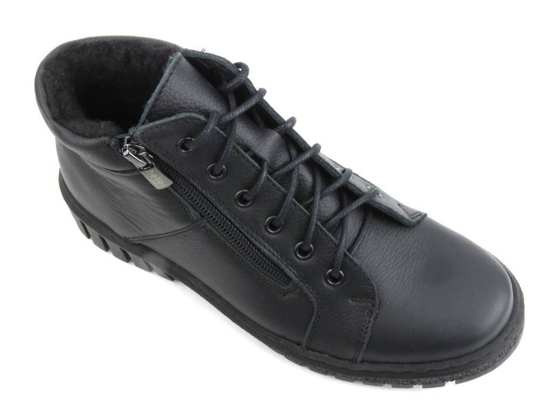 Pohodlné dámské kotníkové boty - HELIOS Komfort 522, černá 6