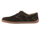 Dámské kožené minimalistické barefoot boty Helios Komfort 715-2B, hnědé