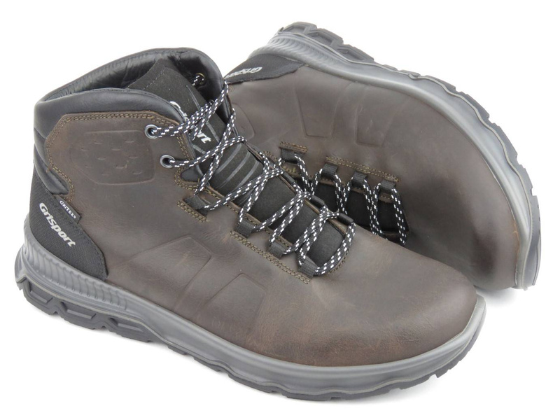 Italské pánské trekingové kalhoty s membránou - GRISPORT 14803T42G Marrone Texas, tmavě hnědé