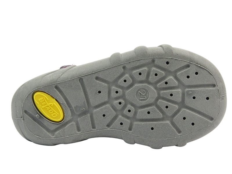 Befado Dětské dívčí pantofle 110N468 Pink for Buckle