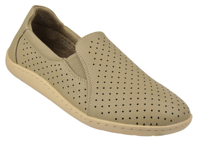 Pohodlné dámské barefoot polobotky M.Daszyński OL38-2 béžové