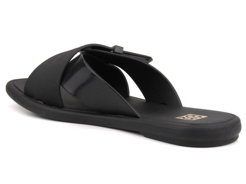 Veganské, ekologické dámské žabky - ZAXY JJ285217, černé