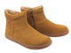 Dámské minimalistické kožené barefoot kotníkové boty – Vinceza 79666, barva camel