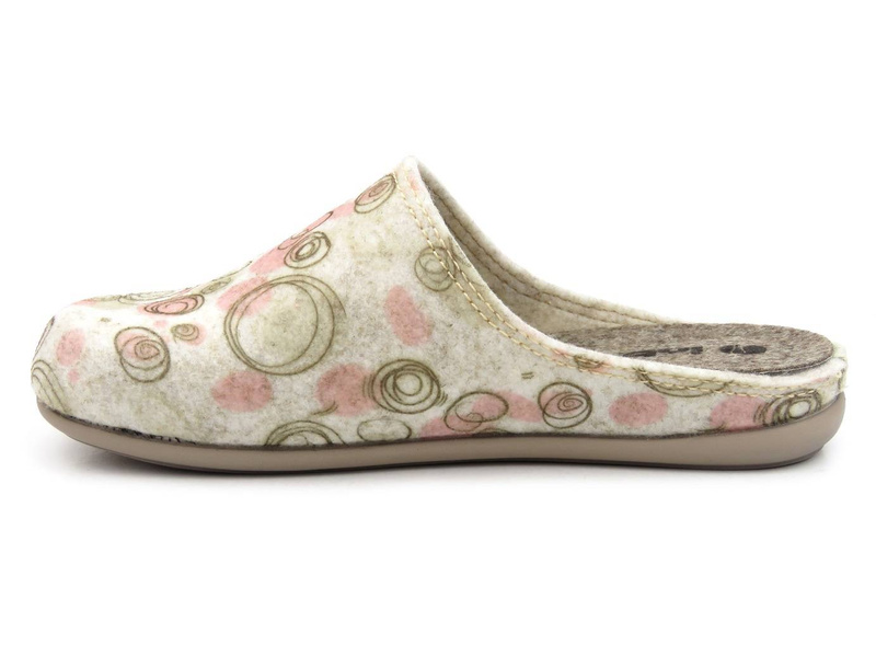 Dámské plstěné pantofle - INBLU GF-10, béžové