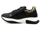 Sportovní boty, dámské tenisky - TOMMY HILFIGER T3A4-31173-1242999, černé s leopardím potiskem