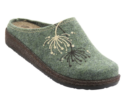 Dámské filcové pantofle - Inblu NL-11, zelené