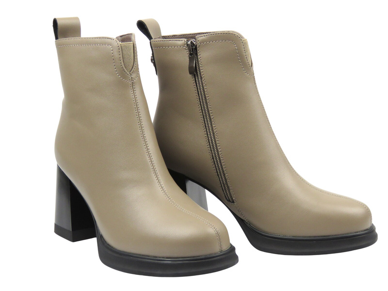 Dámské kotníkové boty Cambell 25-60304, béžové