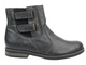Kožené dámské kotníkové boty polské značky HELIOS Komfort 519 šedé barvy